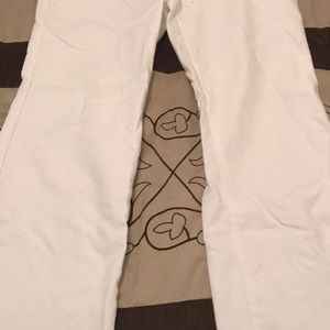 White Long Business Casual Pants
